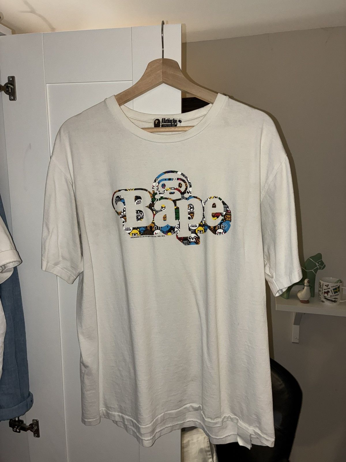 Bape Bape Baby Milo Tee Size US XL / EU 56 / 4 - 1 Thumbnail