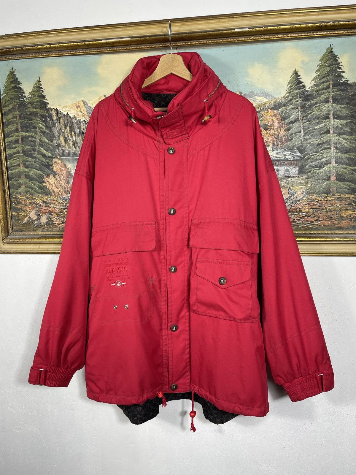 Bogner × Vintage Bogner Retro 90s Coat Parka Hoodie Designer Luxury Premium Size US XL / EU 56 / 4 - 3 Thumbnail