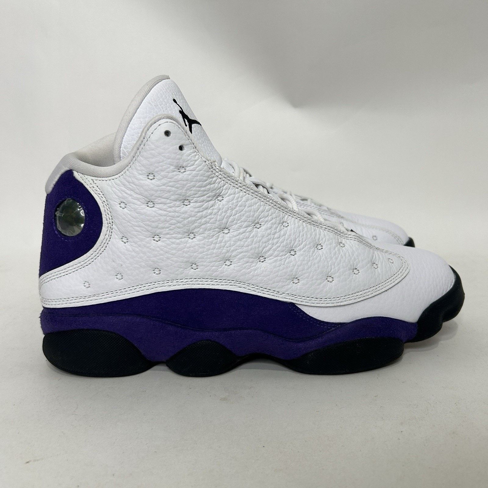 Jordan Brand Nike Shoes Air Jordan 13 Retro OG “Lakers/Purple White” Size US 10.5 / EU 43-44 - 4 Thumbnail