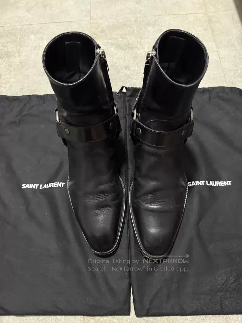 Saint Laurent Paris Saint Laurent Paris Chelsea boots with side buckle i Size US 6 / EU 39 - 1 Thumbnail