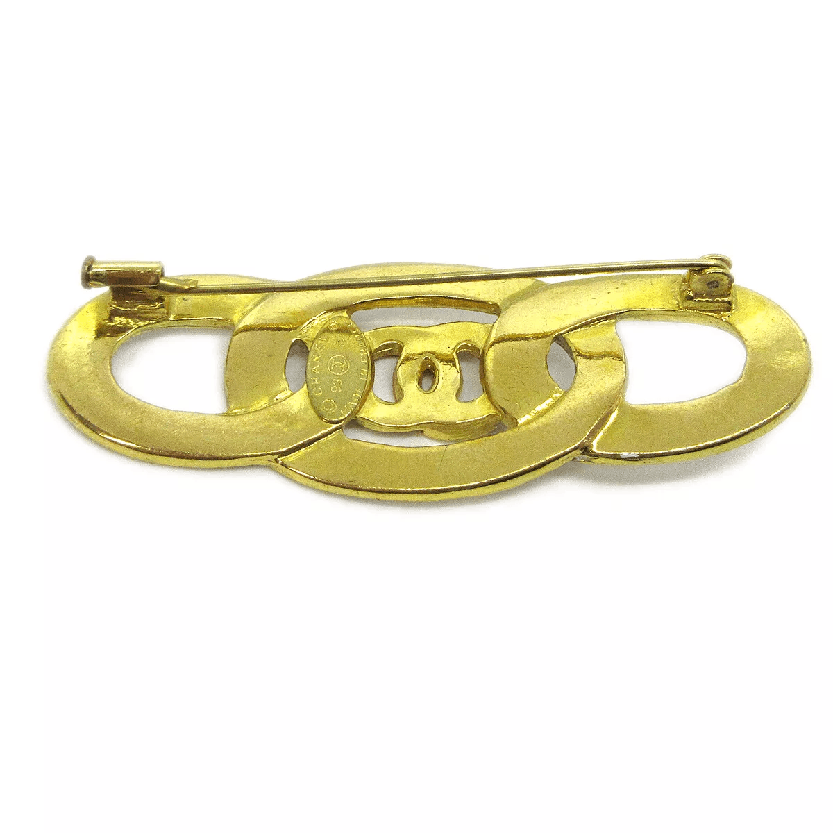 Chanel CHANEL CC Logos Brooch Pin Corsage Gold-Tone Size ONE SIZE - 6 Thumbnail
