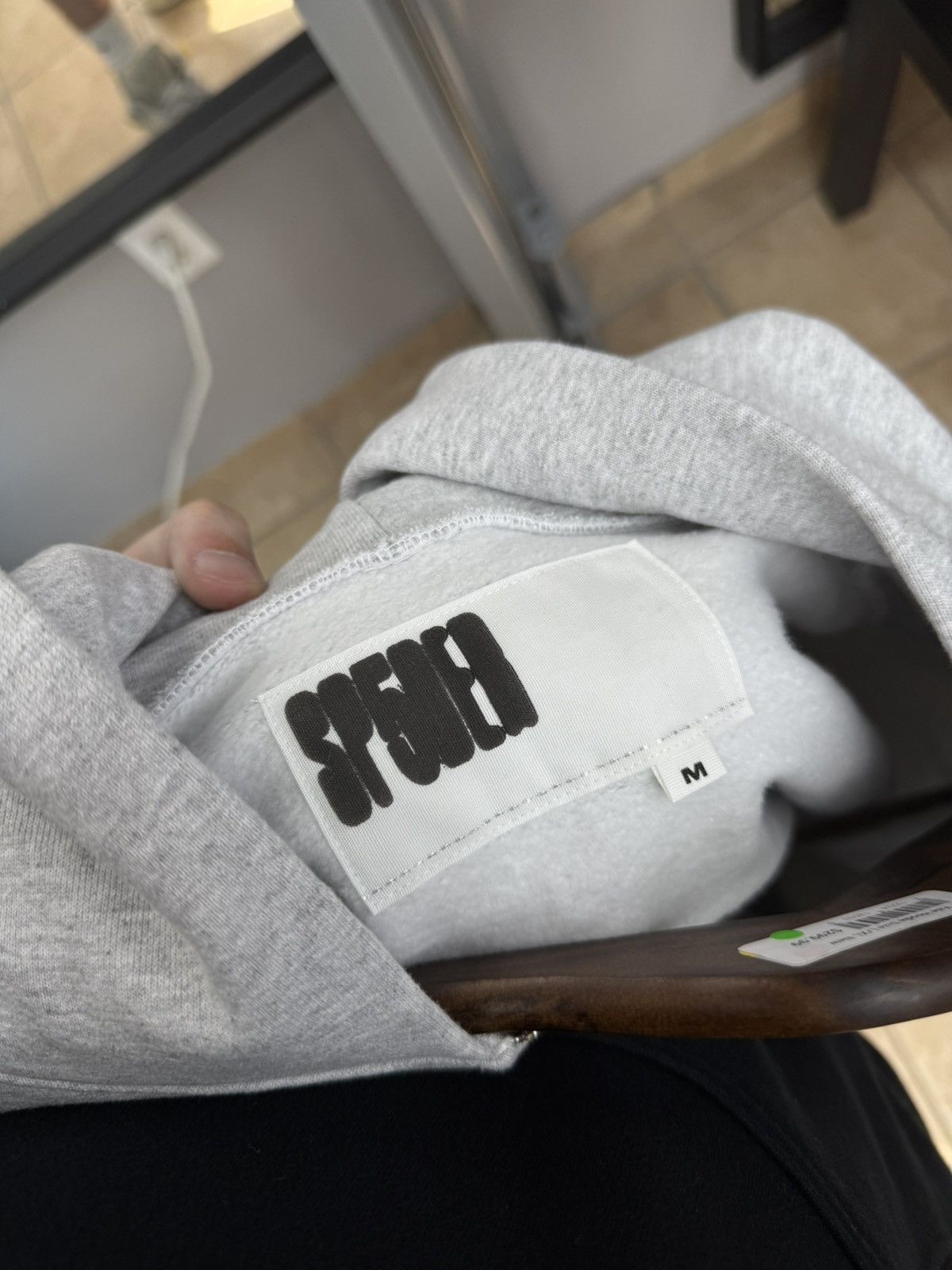 Sp5der Sp5der Worldwide Atlanta Grey Zip Hoodie Size M (NEW) Size US M / EU 48-50 / 2 - 8 Thumbnail