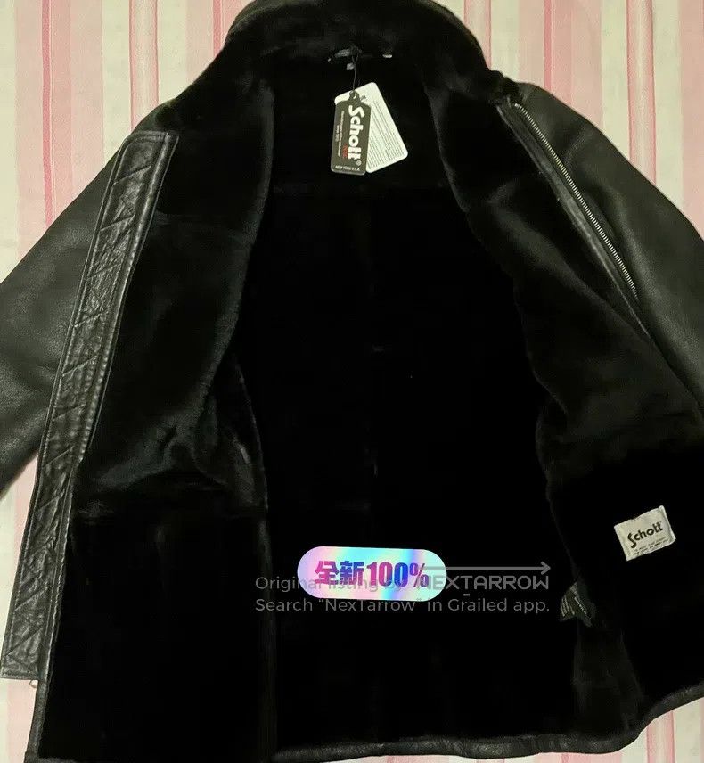 Schott Schott Fur one-piece leather jacket Size US XL / EU 56 / 4 - 8 Thumbnail