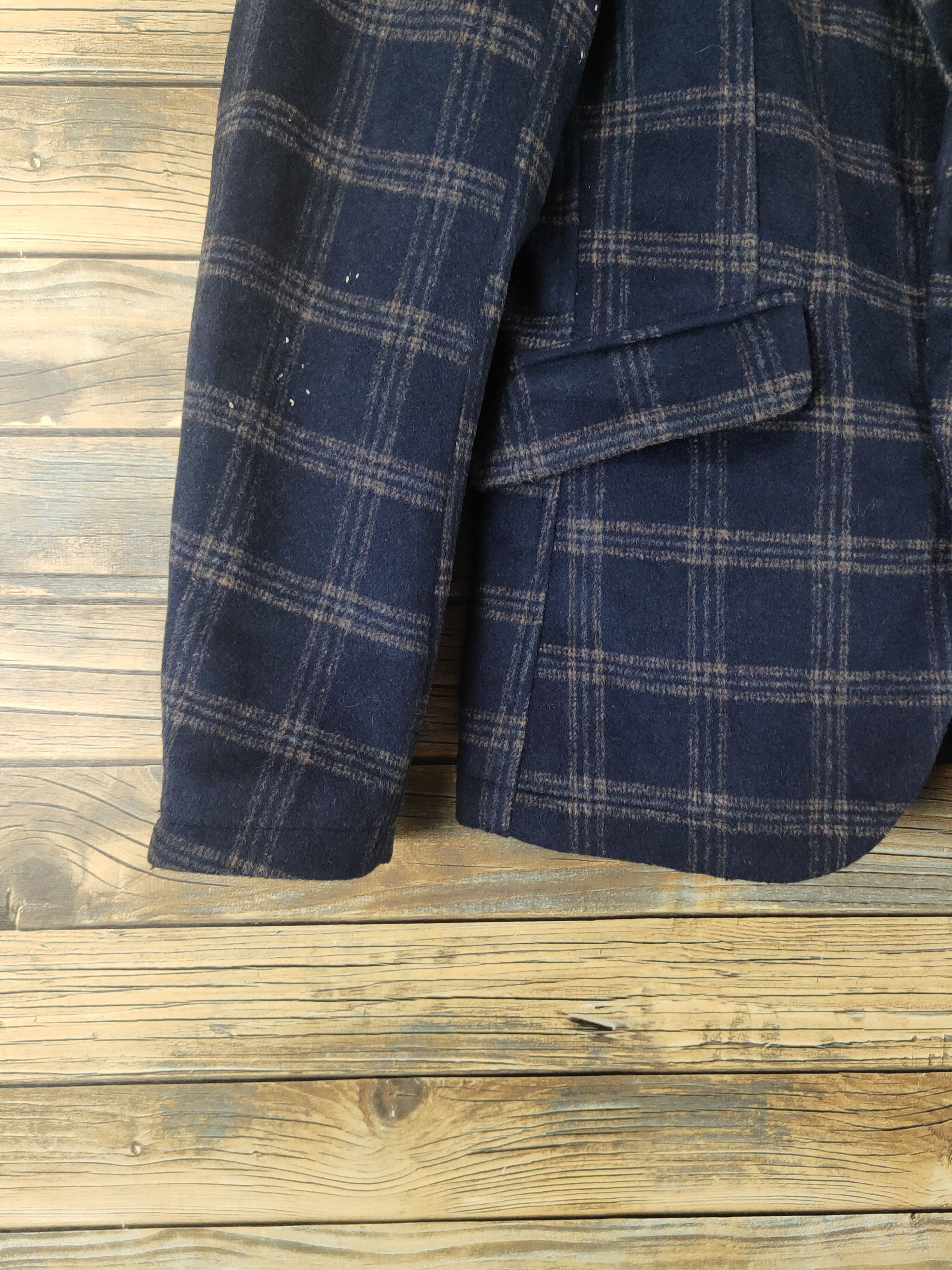 Vintage Rare collection 🔥Here's Street Navy Wool Blazers Size US M / EU 48-50 / 2 - 4 Thumbnail