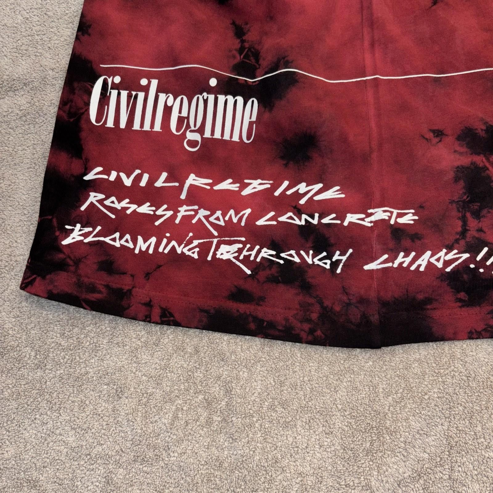 Civil Regime NWT Civil Regime x Death Note Oversized Lava Wash Tee Large Size US L / EU 52-54 / 3 - 9 Thumbnail