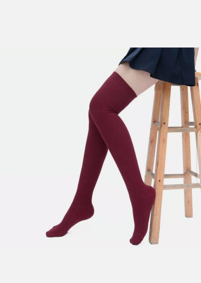 Societe Anonyme Ladies Top Stay Up Thigh High Over the Knee Socks Size ONE SIZE - 2 Thumbnail
