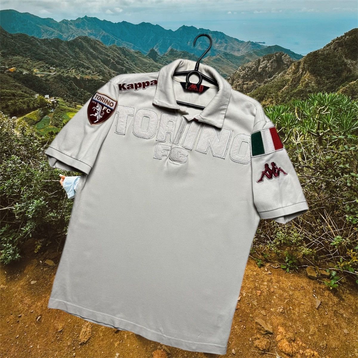 Kappa Vintage kappa Torino soccer polo logo Italy rare size M Size US M / EU 48-50 / 2 - 1 Thumbnail