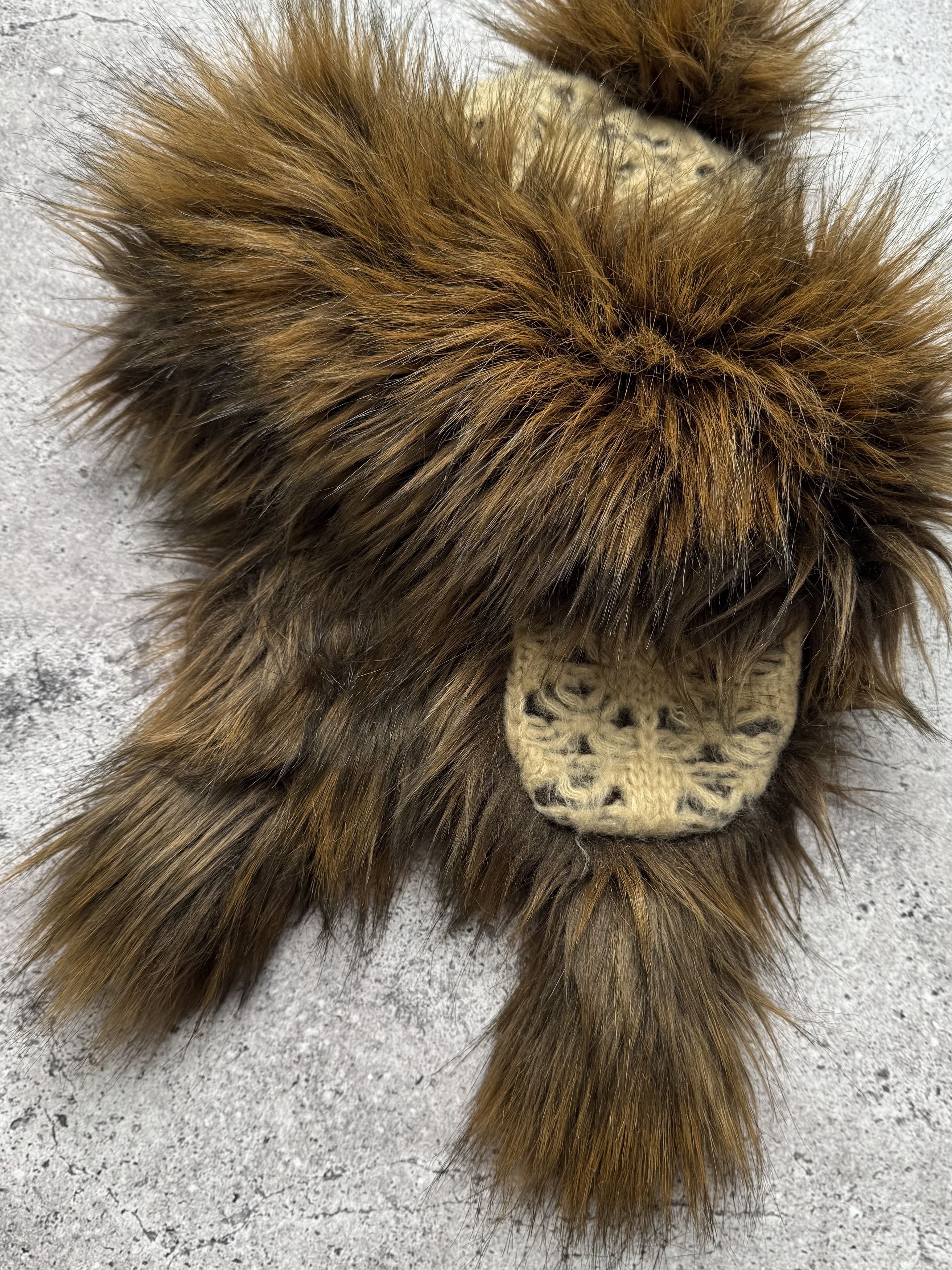 Vintage Vintage Faux Fur Hat C5(V397) Size ONE SIZE - 3 Thumbnail