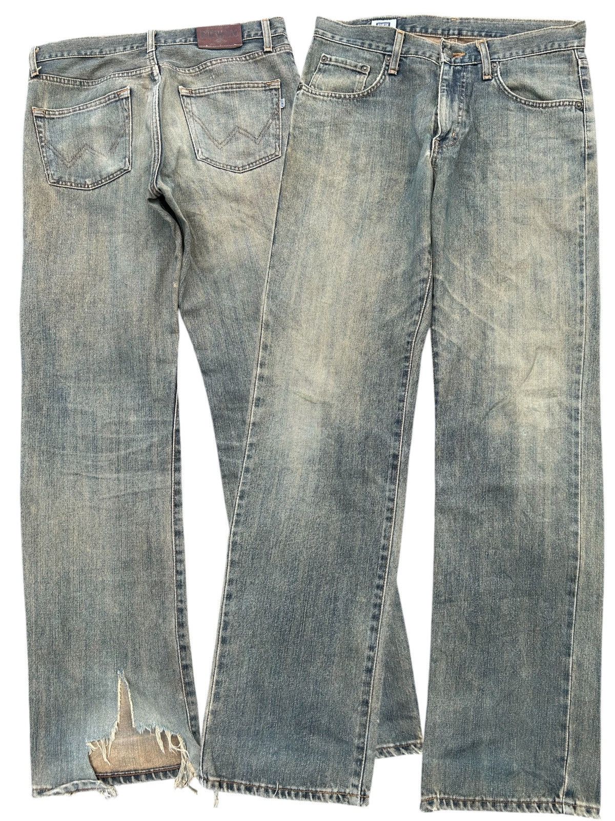 Japanese Brand × Kapital × Vintage Rusty Edwin Vintage Distressed Denim Jeans Size US 32 / EU 48 - 1 Thumbnail