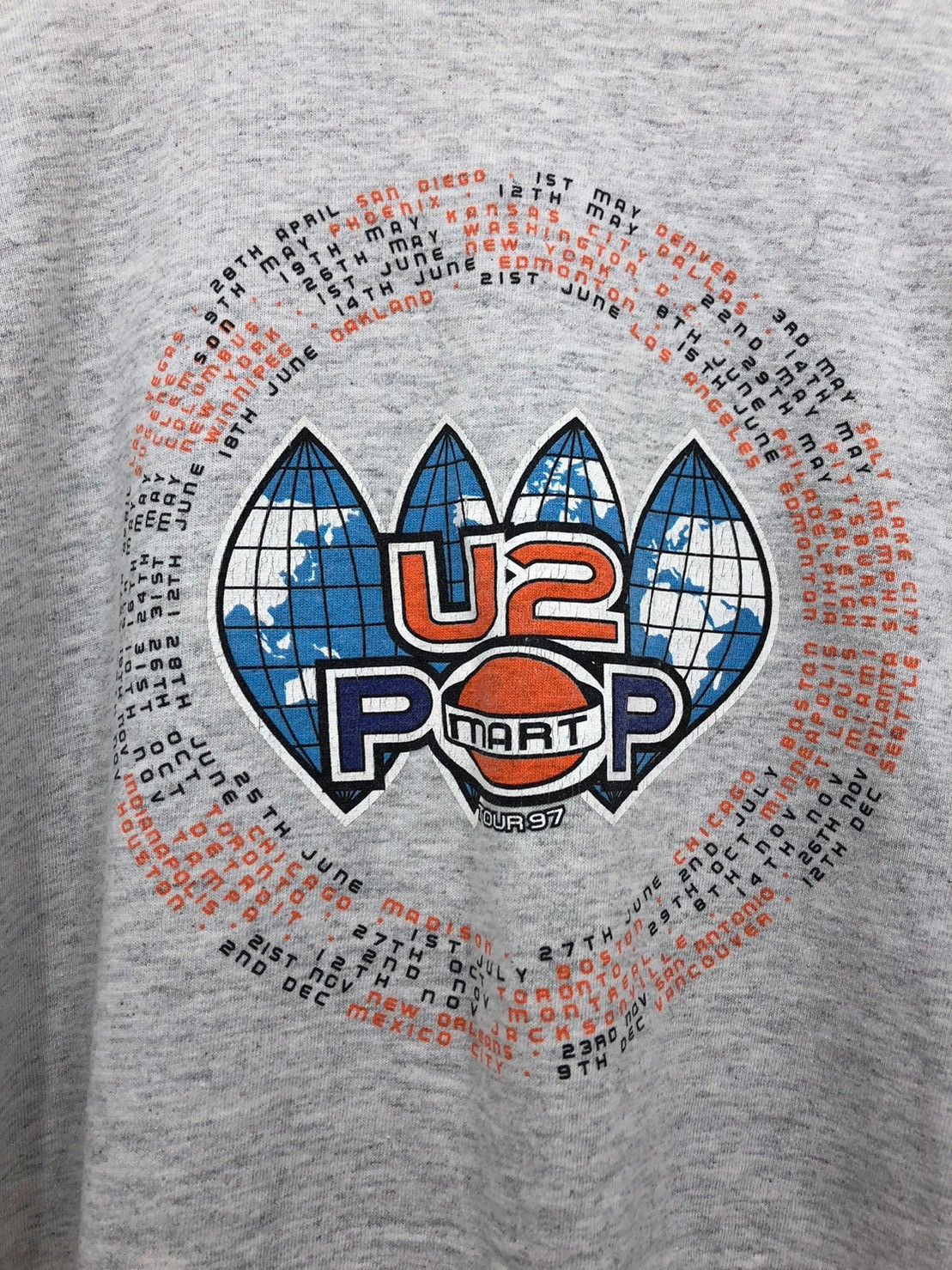 Band Tees × Vintage Vintage 1997's U2 Pop Mart Concert World Tour shirt BN Size US XL / EU 56 / 4 - 6 Thumbnail