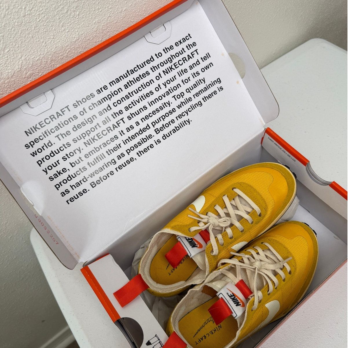 Nike Tom Sachs x NikeCraft General Purpose Yellow Sneaker 7.5 Size US 7.5 / IT 37.5 - 14 Thumbnail