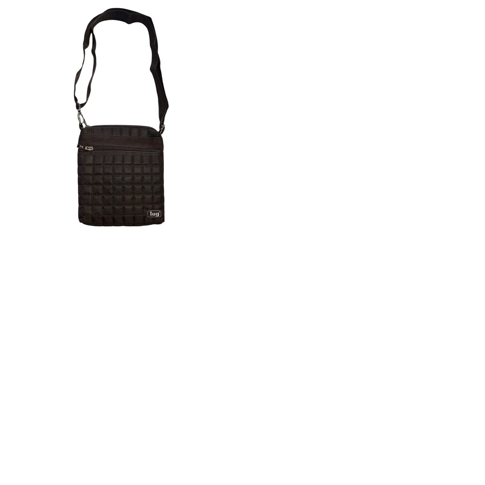 Vintage LUG Skipper Crossbody Bag Brown Quilted Lightweight Travel Water Pocket Size ONE SIZE - 11 Thumbnail