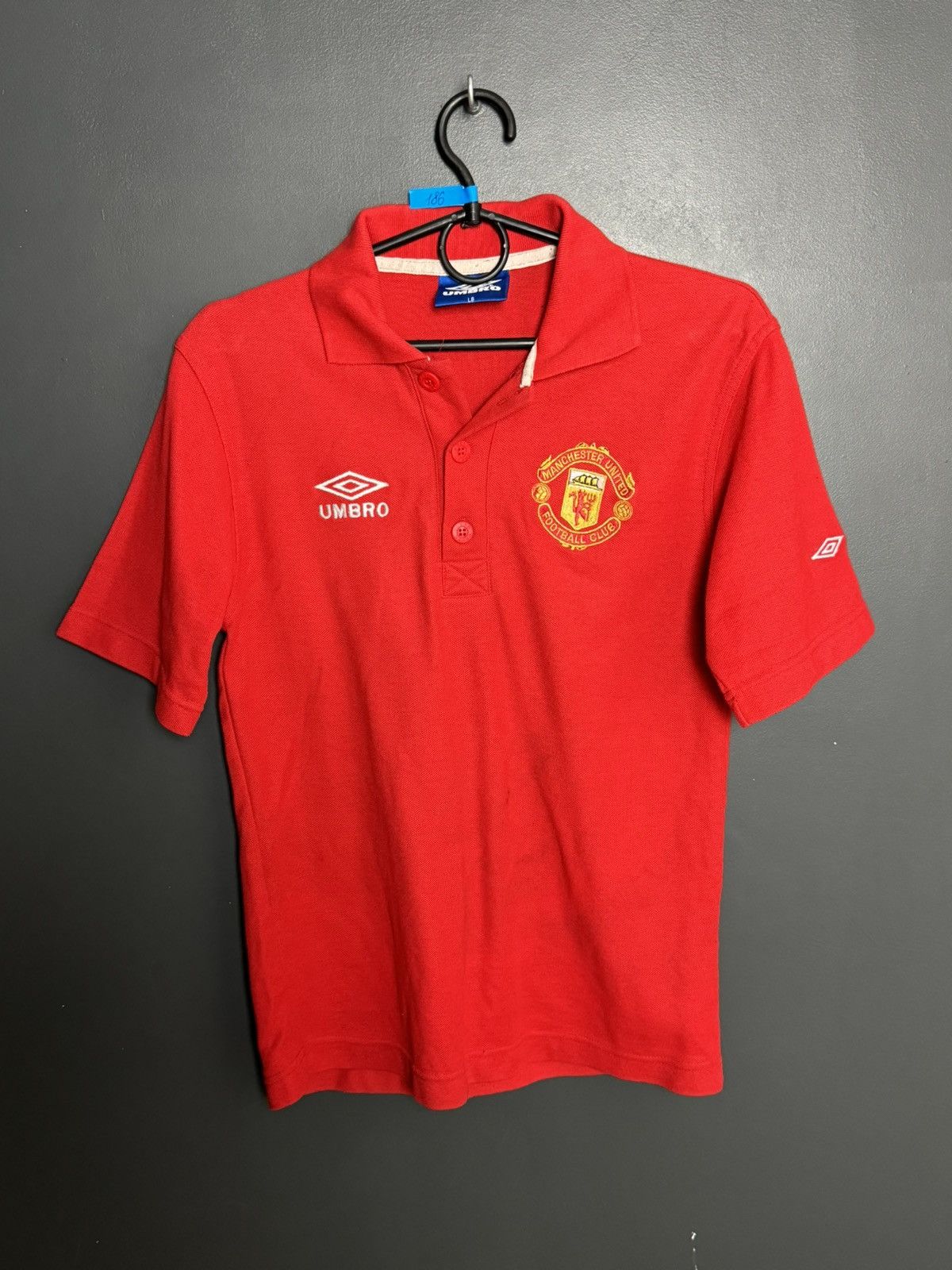 Umbro KIDS Vintage Manchester United Training Football T-Shirt Size US XS / EU 42 / 0 - 1 Thumbnail