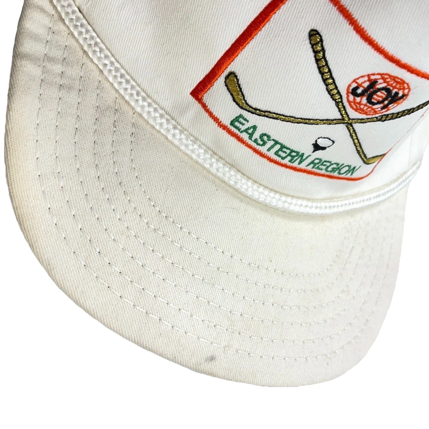 Coal VINTAGE Joy Global Hat Cap Strap Back Coal Mine Mining Miner Rope 80s 90s Golf Size ONE SIZE - 6 Thumbnail