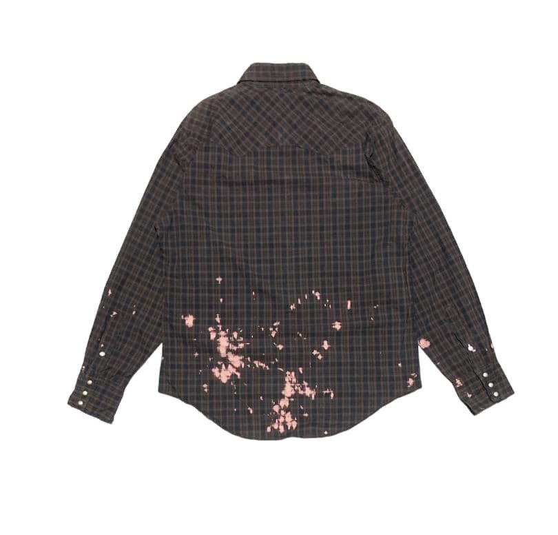 Japanese Brand Trashed Vintage Prps Western Flannel Shirt Size US XL / EU 56 / 4 - 6 Thumbnail