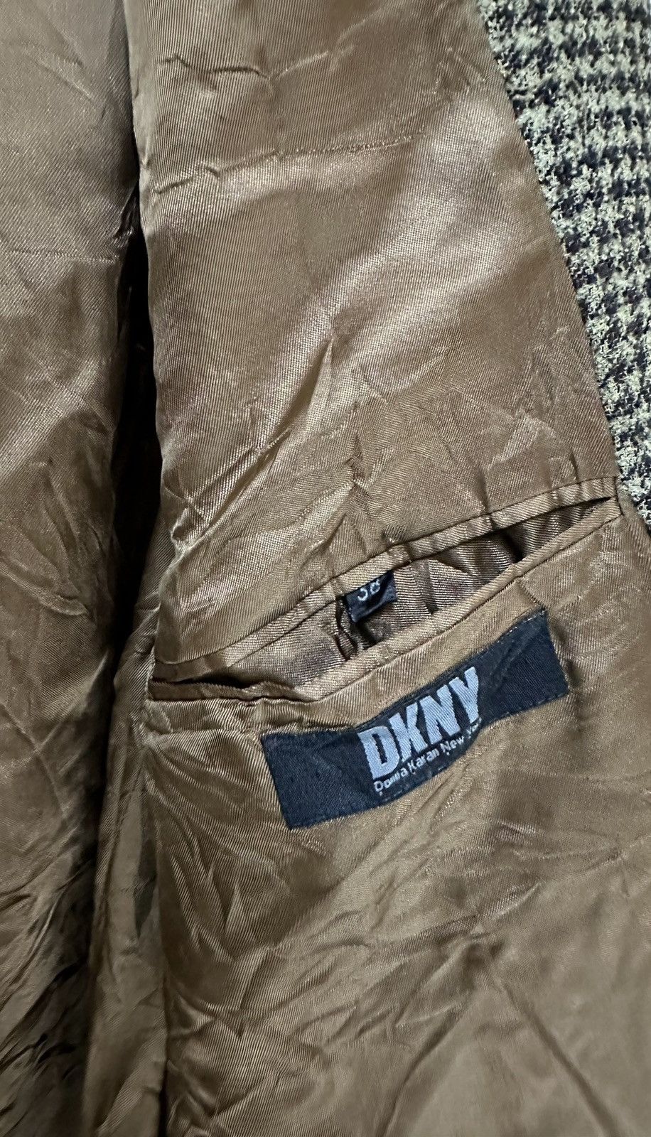 DKNY × Vintage Vintage Dkny Wool Blazzer Mens Size 38R - 6 Thumbnail