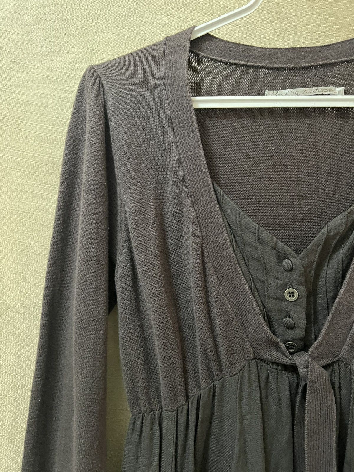 Other DDP grey dress size medium tie front and back Size M / US 6-8 / IT 42-44 - 7 Thumbnail