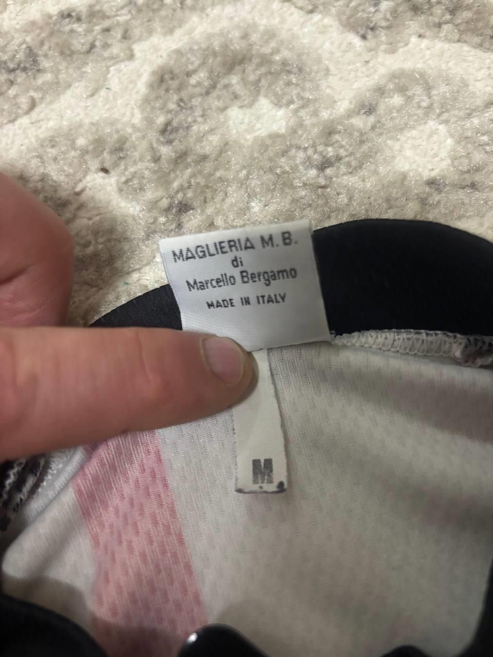 Vintage Rare Marcello Bergamo Italy Sardegna Team Cycling Shirt Size US M / EU 48-50 / 2 - 6 Thumbnail