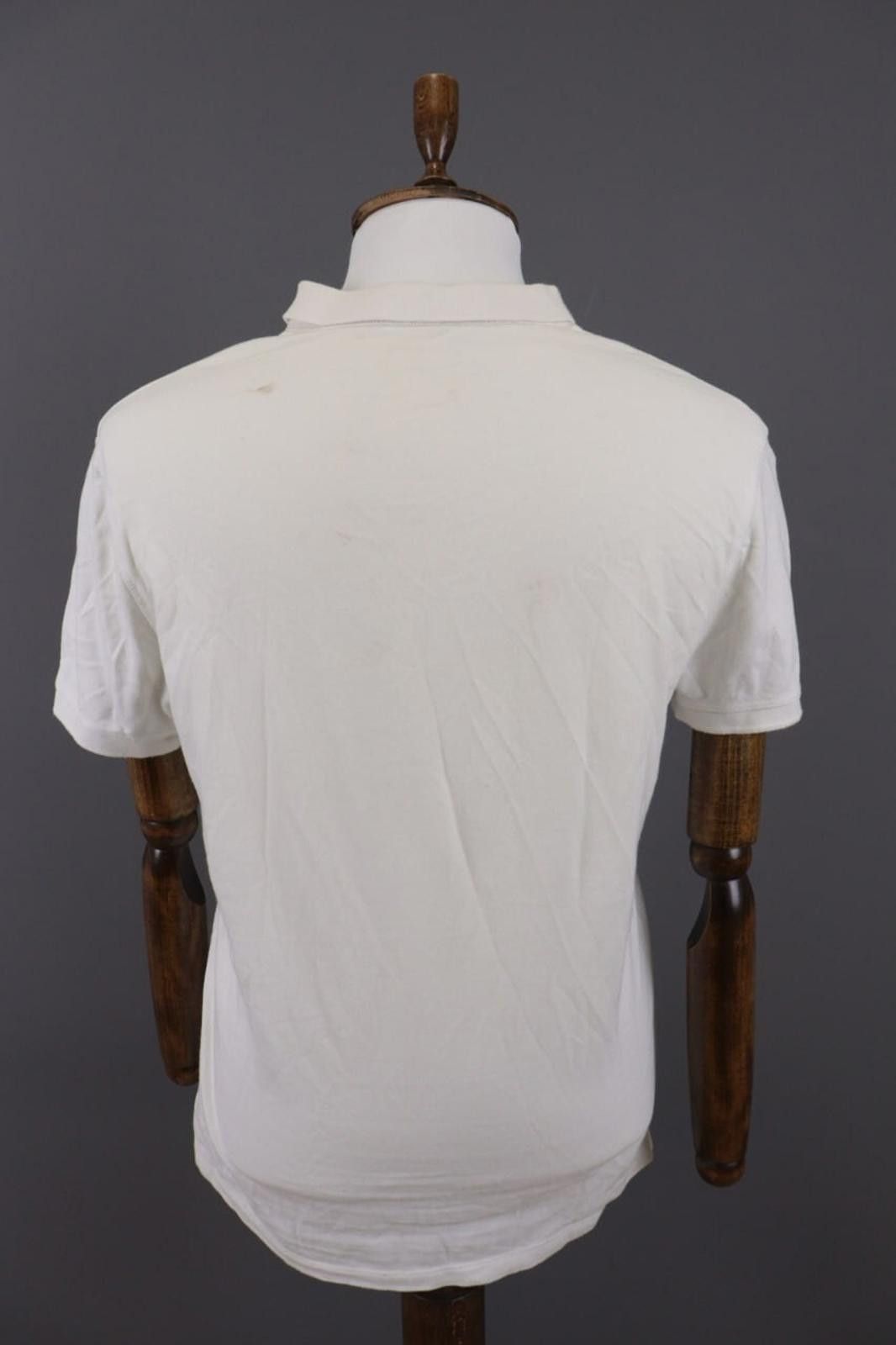 Allsaints AllSaints White Short Sleeve Summer Polo Shirt Size M Size US M / EU 48-50 / 2 - 5 Thumbnail