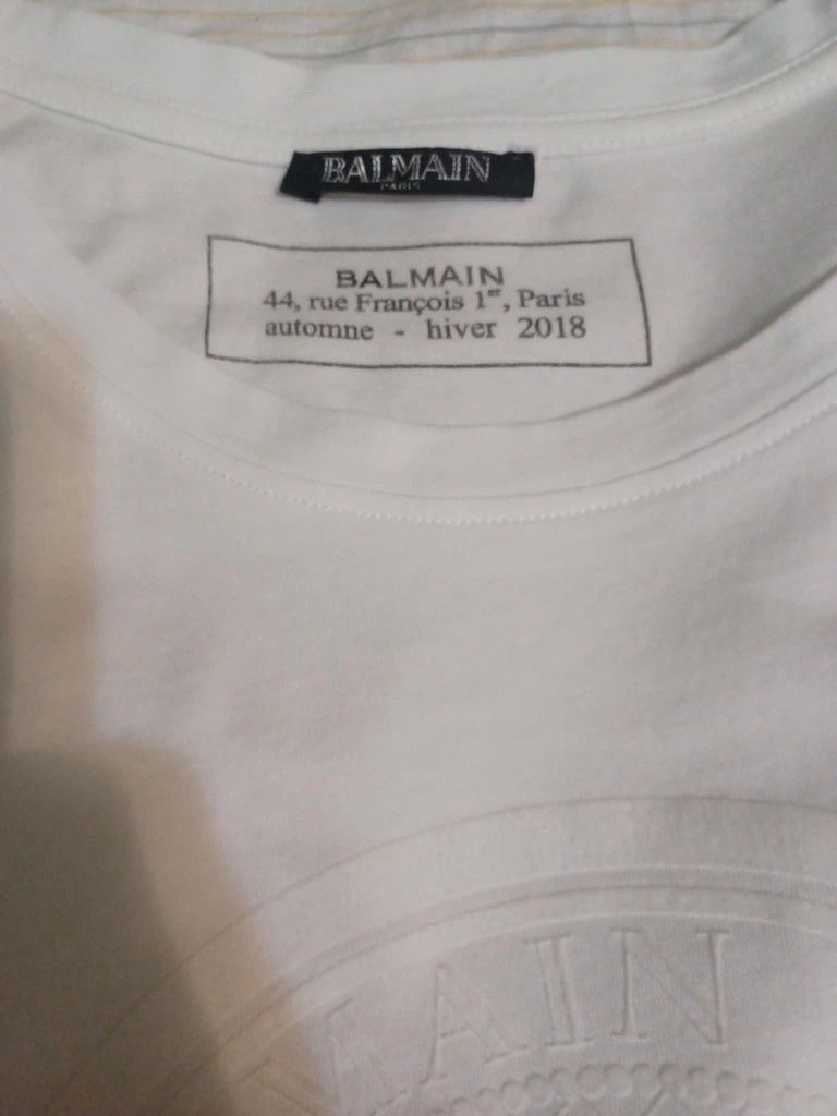 Balmain Balmain white t-shirt Size US L / EU 52-54 / 3 - 3 Thumbnail