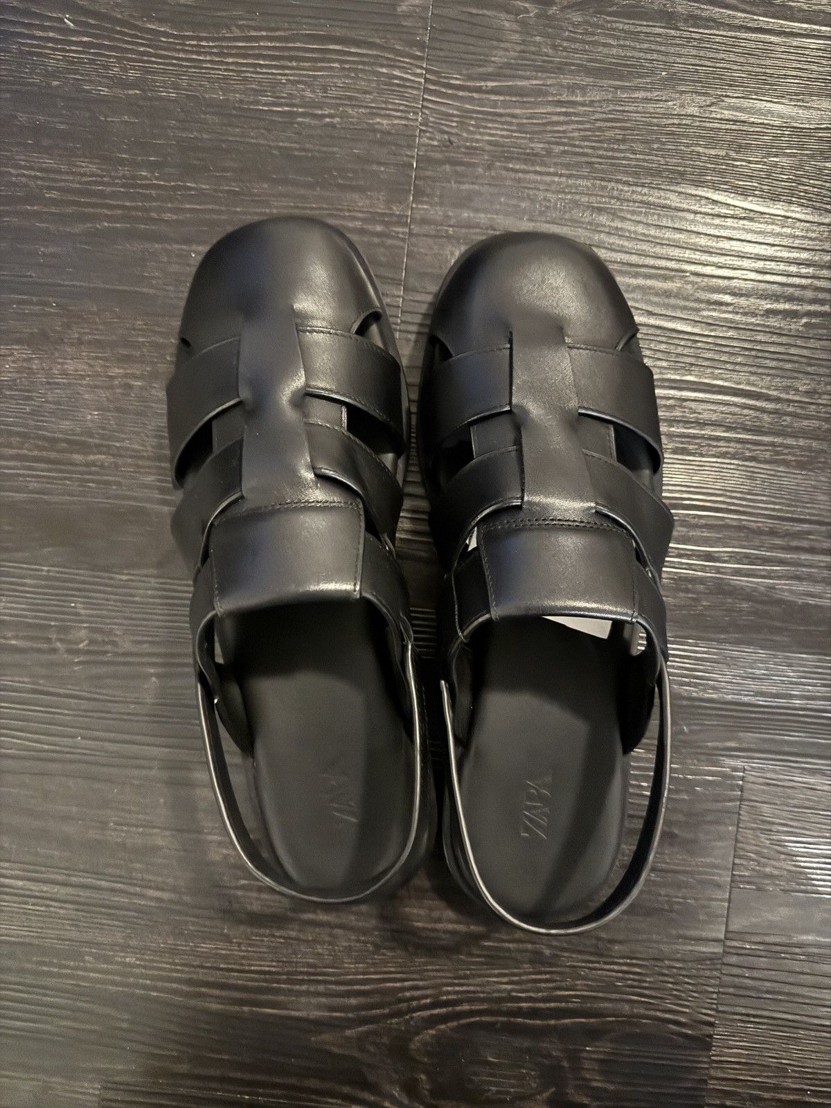 Zara Zara Leather Fisherman Sandals Size 44/Men US Size 11 Size US 11 / EU 44 - 4 Thumbnail