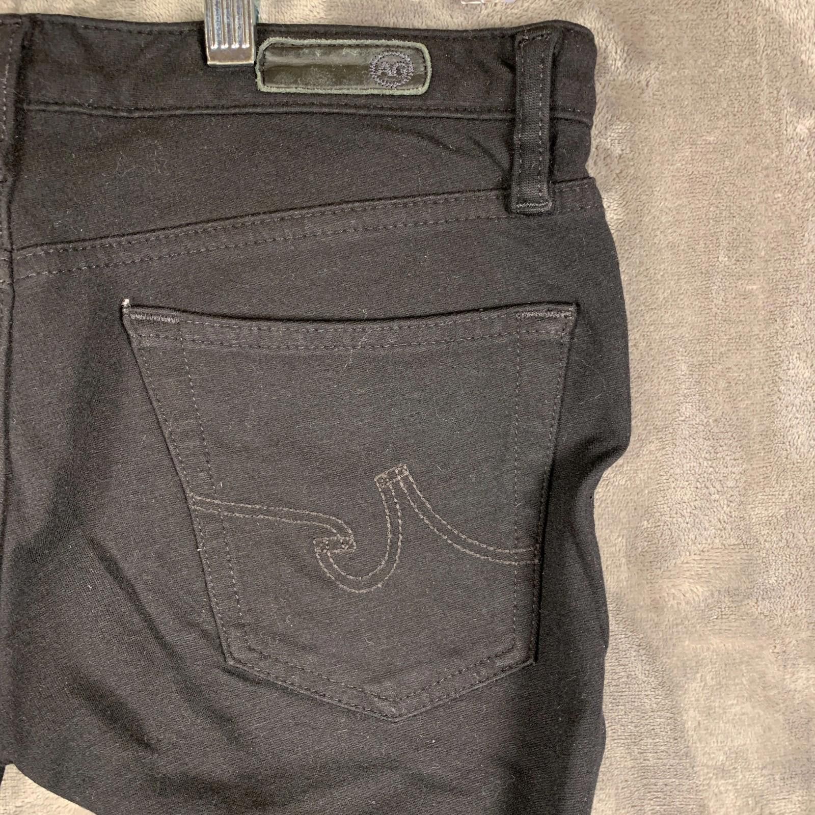 AG Adriano Goldschmied AG Womens Black The Legging Super Skinny Fit Jean (375) Size 30" / US 8 / IT 44 - 5 Thumbnail