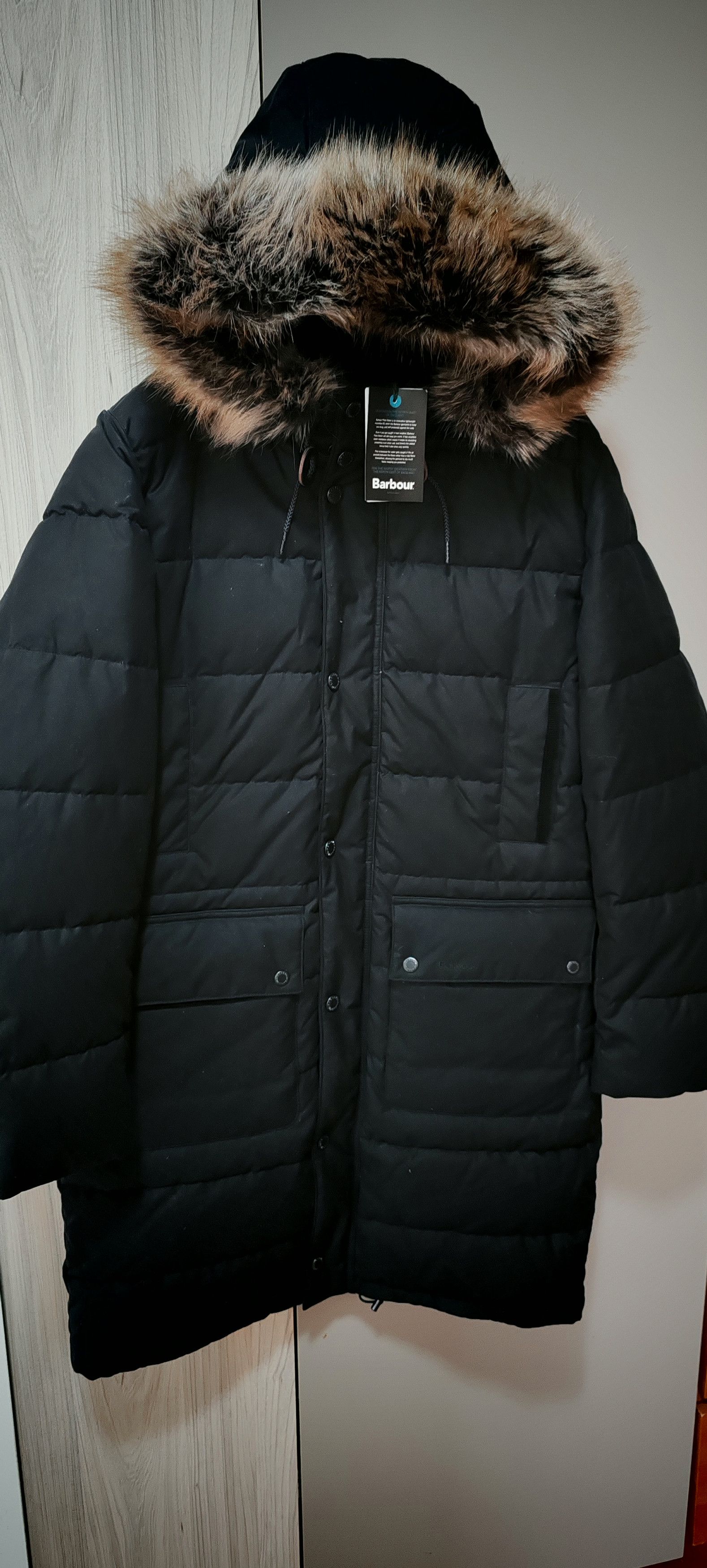 Barbour Veste à capuche Barbour Cirée / matelassée Baffle Tg:M Size US M / EU 48-50 / 2 - 1 Thumbnail