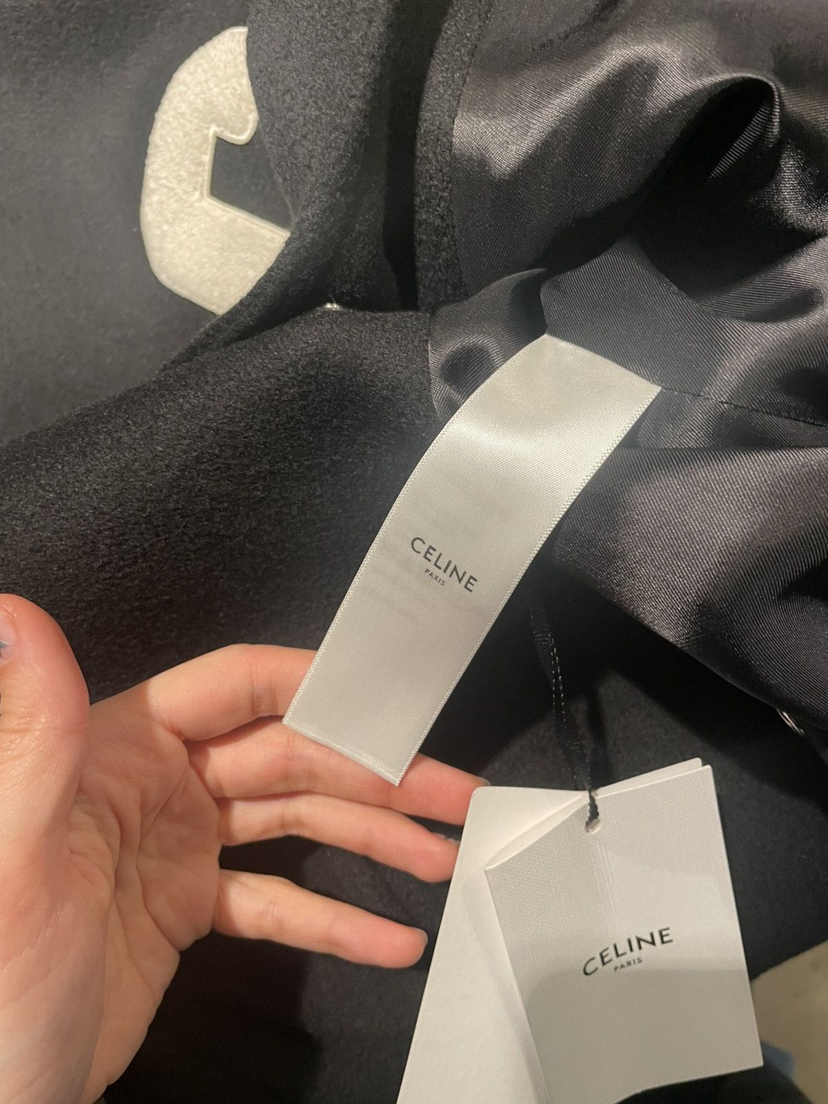 Celine college long parka in double-face wool Size US L / EU 52-54 / 3 - 5 Thumbnail