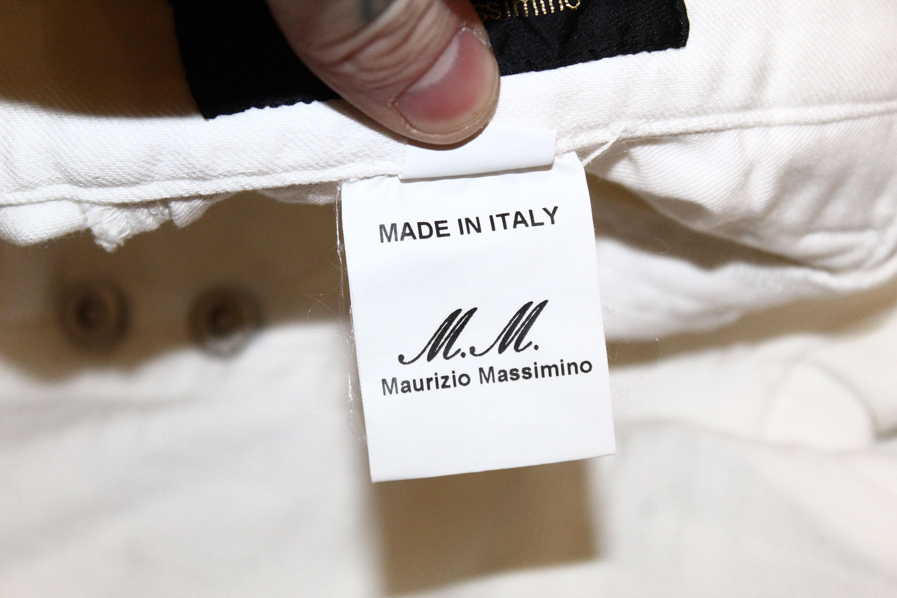 Beauty Beast Maurizio Massimino Skinny Cropped Fringed Raw Cut Jeans Size US 29 - 7 Thumbnail