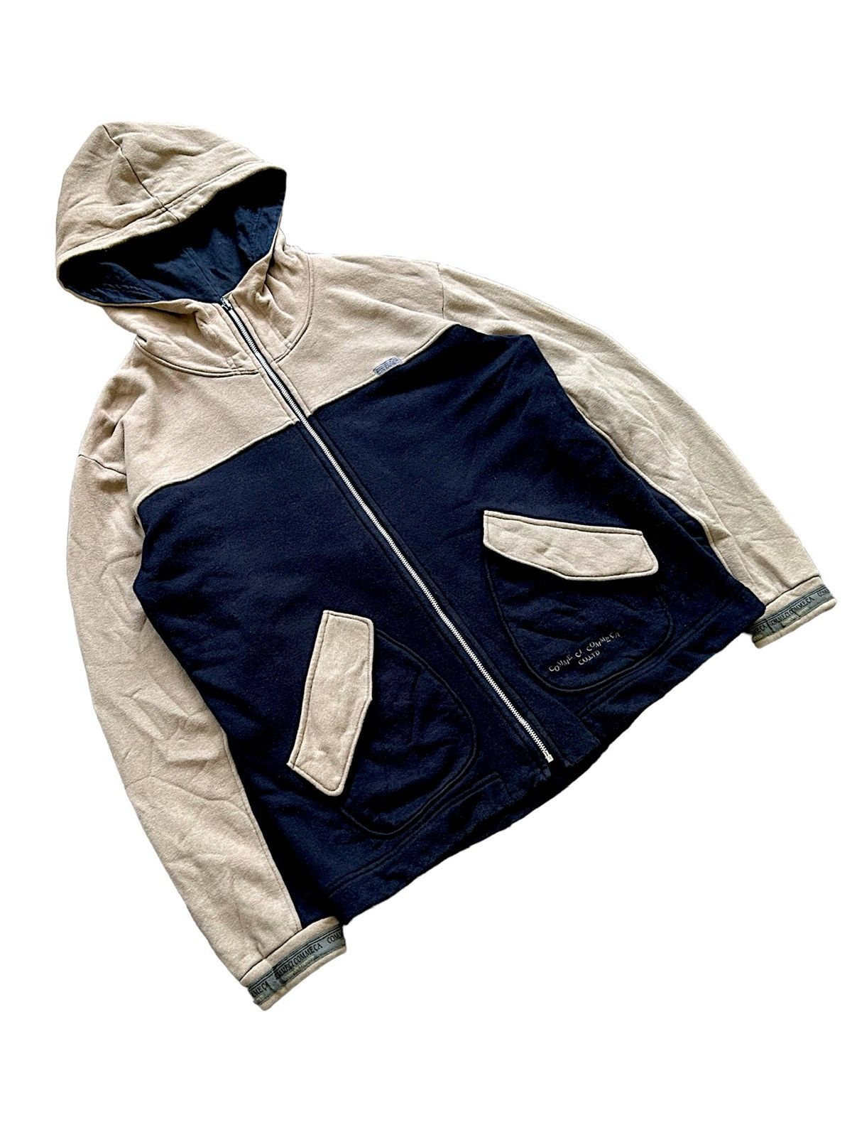 Comme Ca Ism 1990s Ca C'est Ca by Comme Ci Comme Jp. zipper sweater Size US L / EU 52-54 / 3 - 2 Thumbnail