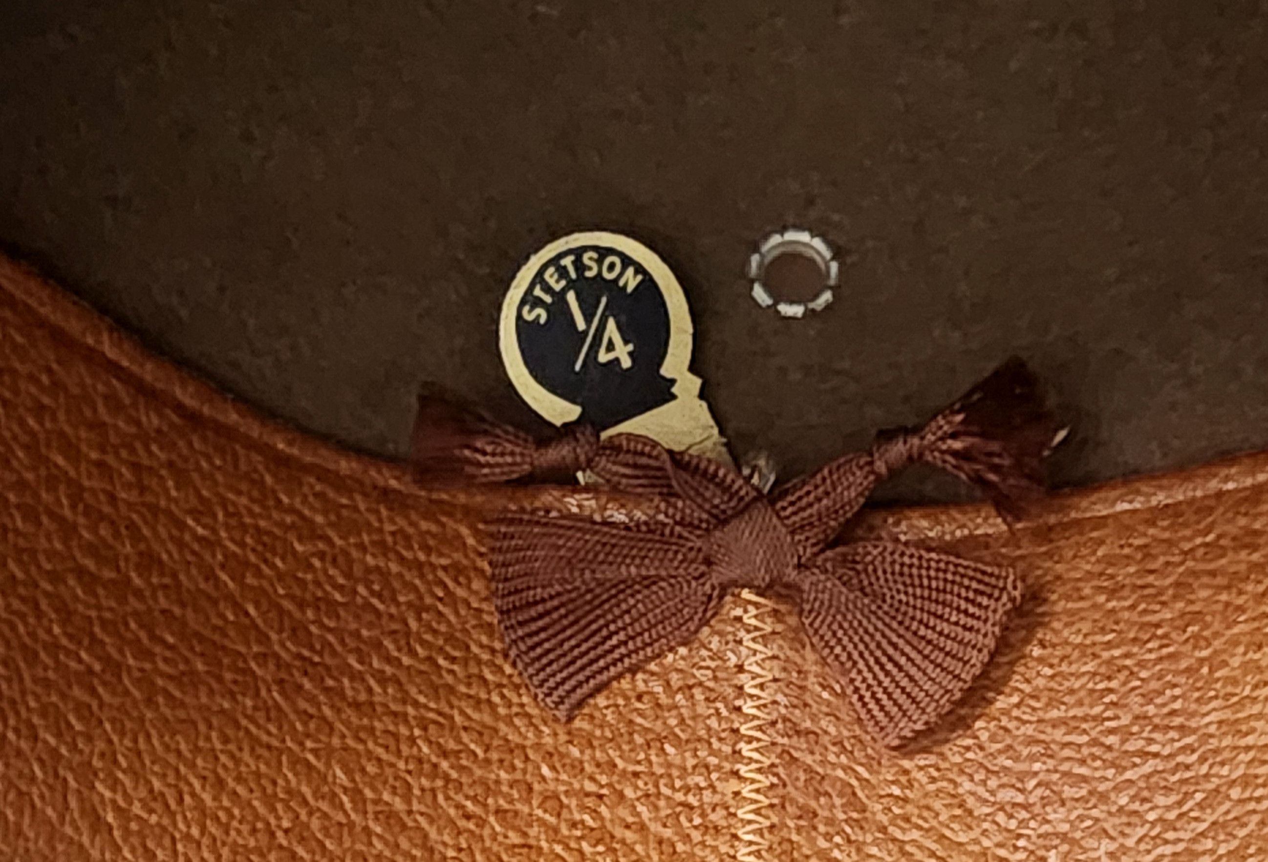Stetson × Vintage WWII True Vintage Stetson Lt. Colonel Officer Campaign Hat Size ONE SIZE - 11 Thumbnail