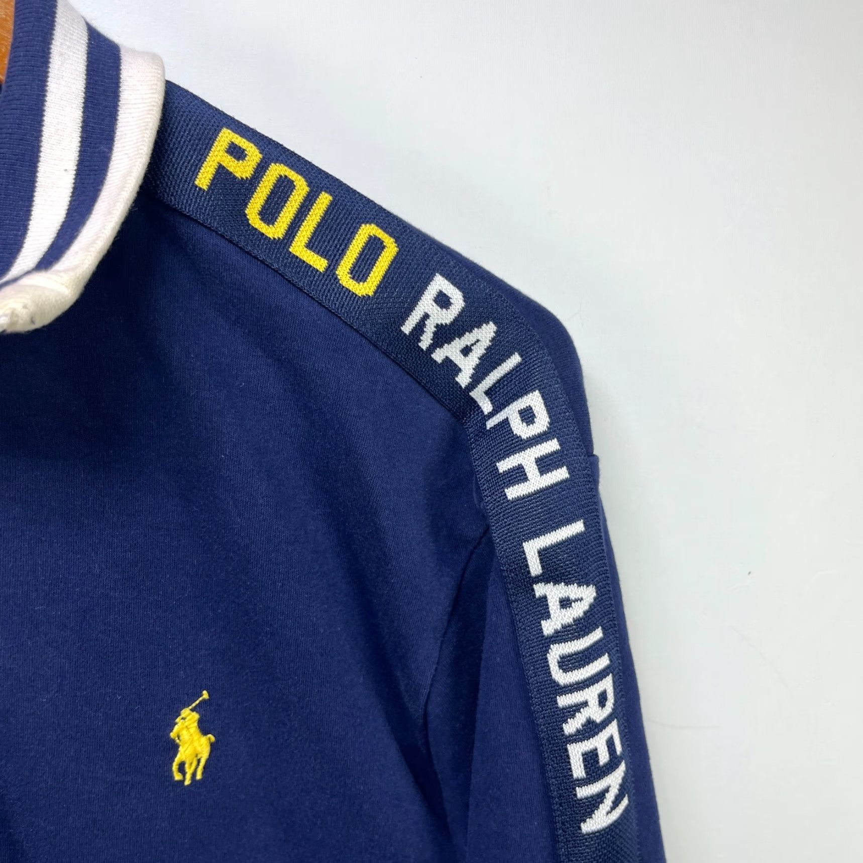 Polo Ralph Lauren VINTAGE Polo Ralph Lauren Track Jacket L Mens Blue Full Zip Size US L / EU 52-54 / 3 - 3 Thumbnail