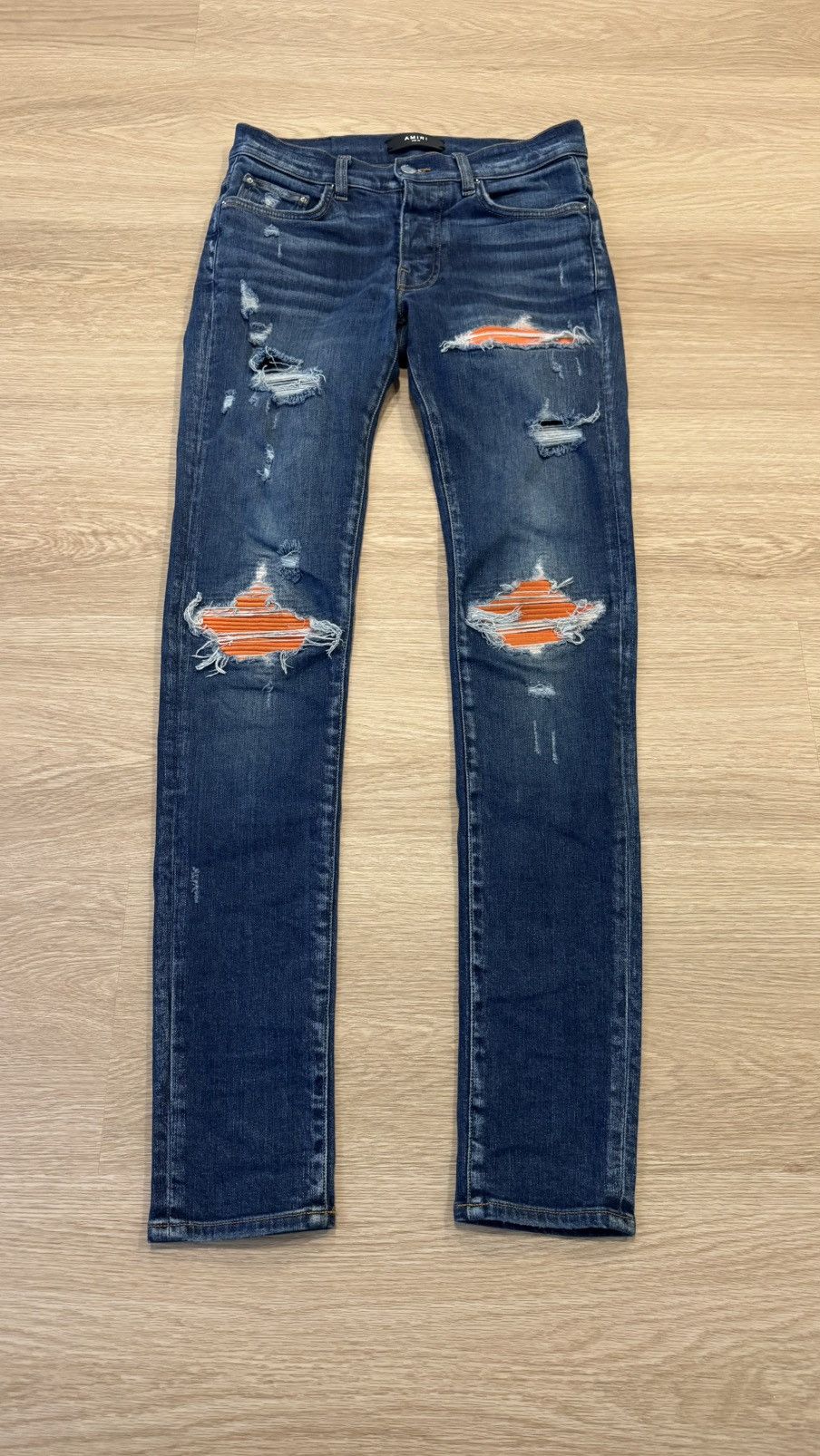 Amiri Mx1 Orange Patches