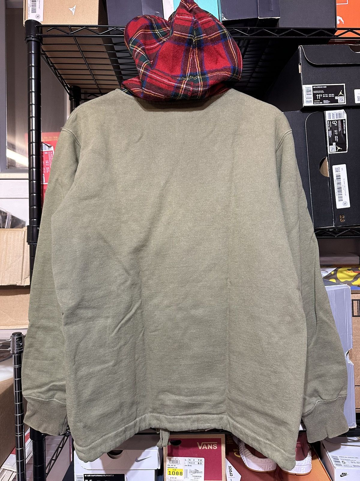 Comme des Garcons SHIRT × Supreme Supreme Comme des Garcons Shirt Olive Hoodie FW15 Size US S / EU 44-46 / 1 - 7 Thumbnail