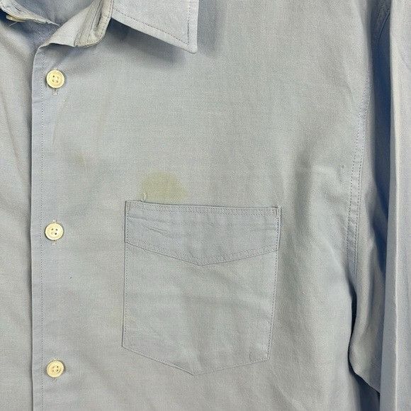Allsaints Allsaints Button Front Pocket Men's Shirt Long Sleeve Point Size US XL / EU 56 / 4 - 3 Thumbnail