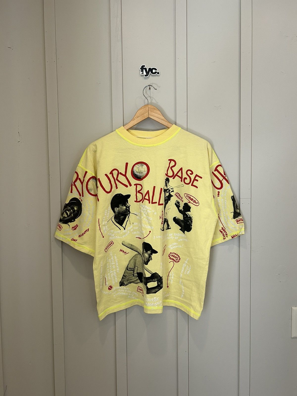 Vintage Vintage 80s Furyo Baseball AOP Shirt Size US XL / EU 56 / 4 - 1 Thumbnail