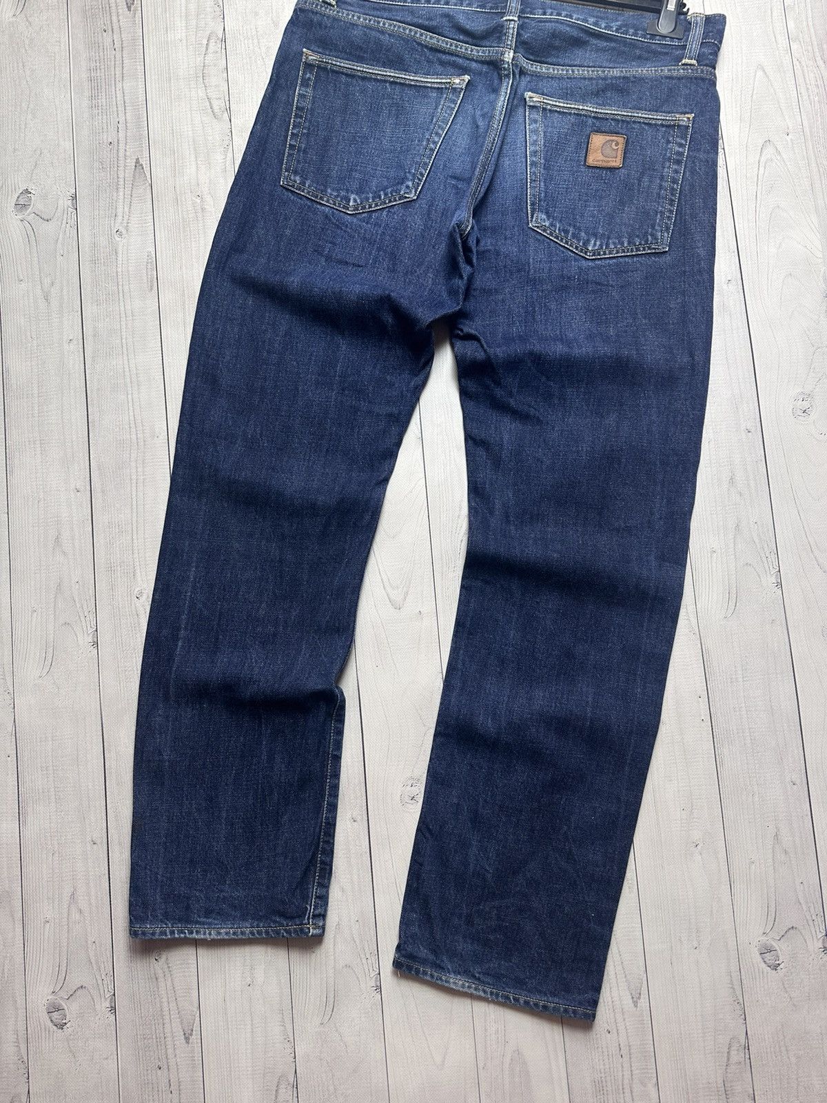 Carhartt Wip × Vintage Vintage Carhartt Wip Demin jeans logo size 34/32 Size US 34 / EU 50 - 2 Thumbnail