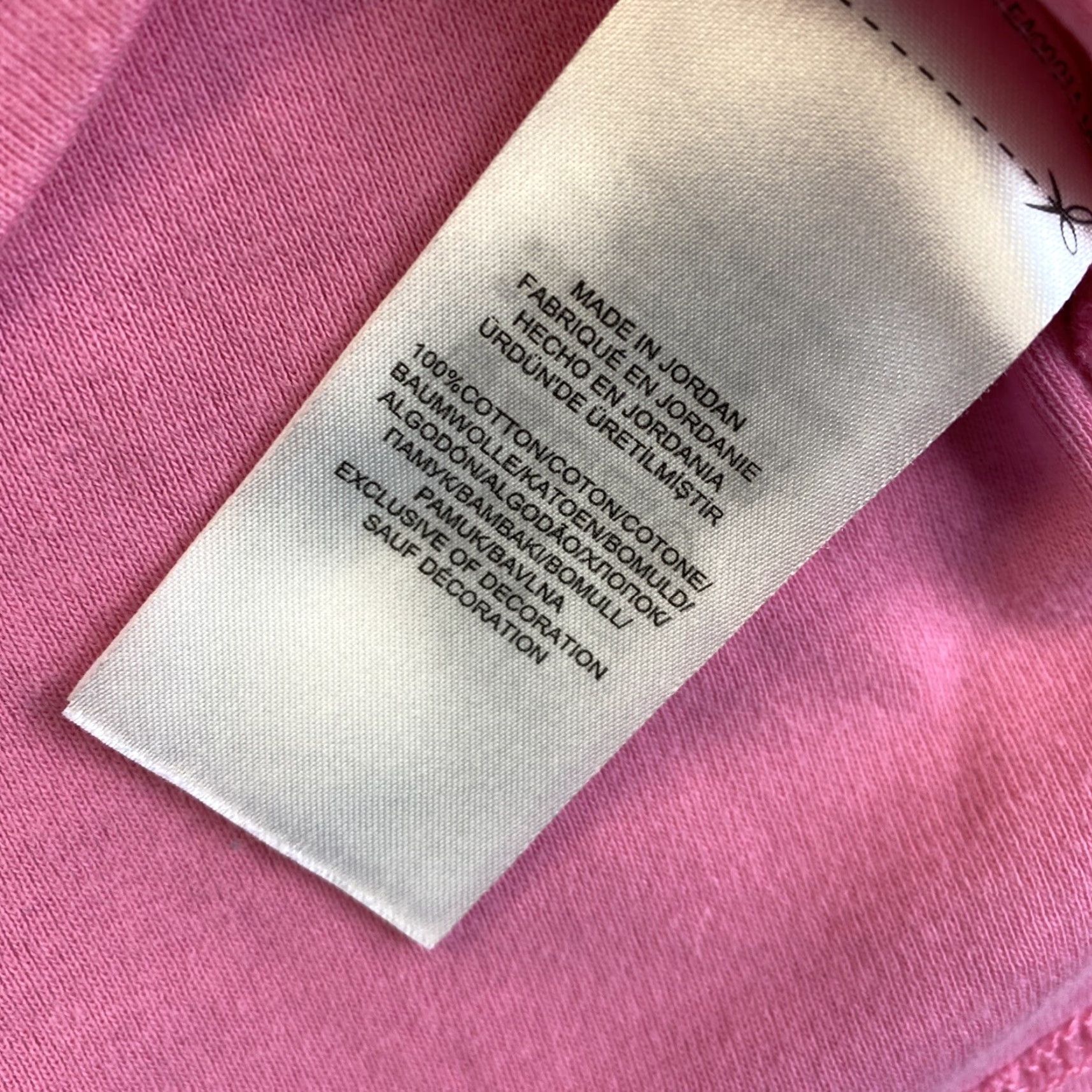 Ralph Lauren Ralph Lauren Women's T-Shirt Pink Square Neck Short Sleeve M Pullover Cotton 100% Regular Casual Modern Vintage No - Men? Girls? Size M / US 6-8 / IT 42-44 - 6 Thumbnail
