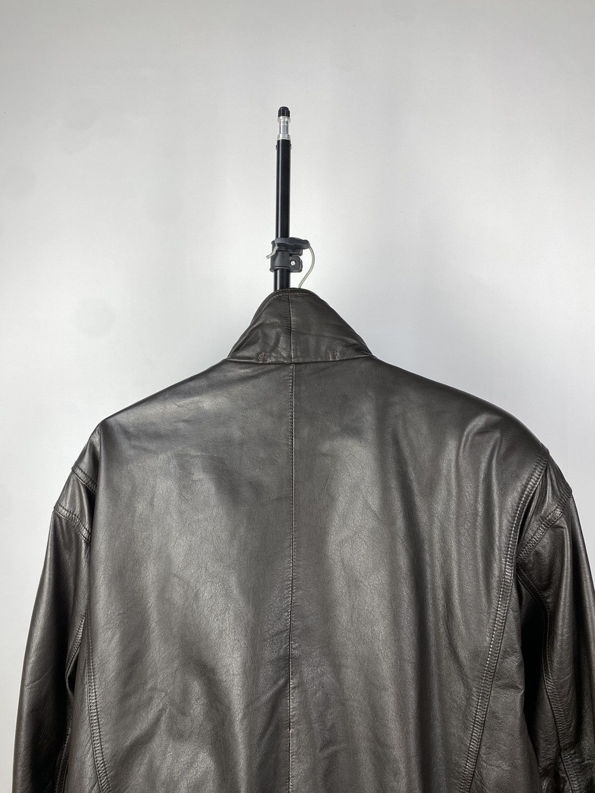 Vintage Vintage Leather Jacket Genuine Leahter bomber Moto Oldmoney Size US L / EU 52-54 / 3 - 10 Thumbnail