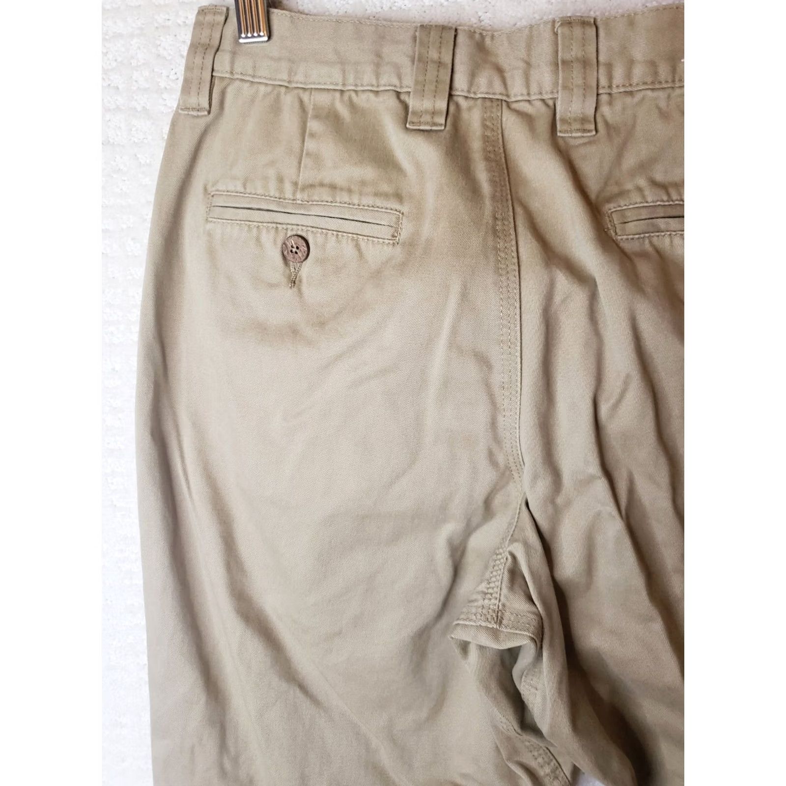 Mountain Khakis VINTAGE Mountain Khakis Mens Teton Twill Pants 32x32 Khaki 100% Cotton Relaxed Straight Beigewomens? Size US 32 / EU 48 - 7 Thumbnail