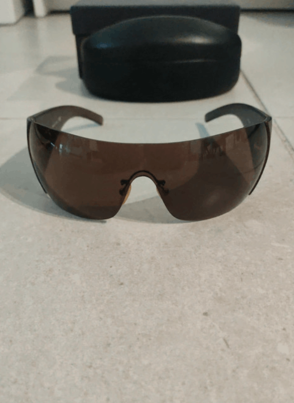 Prada PRADA Sunglasses Flame 2004 Star Mask Fire Chrome Silver Size ONE SIZE - 3 Thumbnail