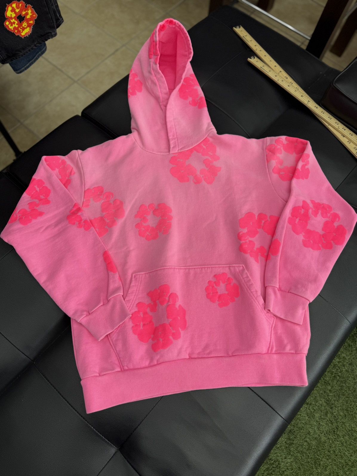 DENIM TEARS Denim Tears Pink 2025 Cotton Wreath Hoodie S (NEW) Size US S / EU 44-46 / 1 - 3 Thumbnail