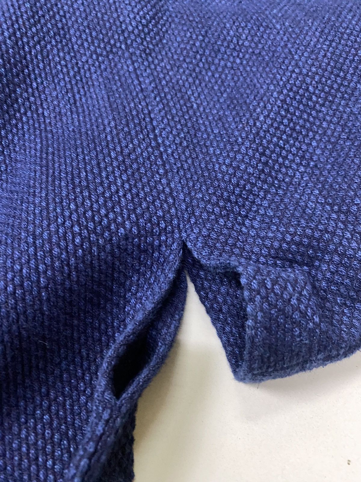 Indigo × Japanese Brand 🇯🇵 Vtg Kendo Indigo Blue Dyed Woven Kimono Samurai Jacket Size US L / EU 52-54 / 3 - 10 Thumbnail