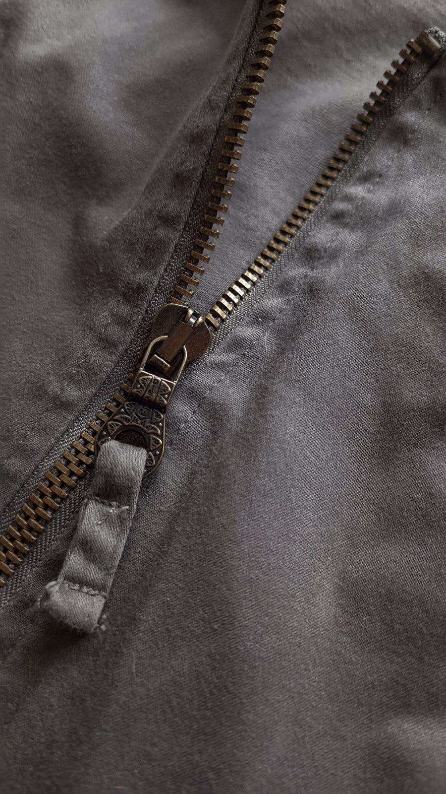 Japanese Brand Y2K Diesel vintage Military Grey Zip Dress Coat with Belt Size L / US 10 / IT 46 - 4 Thumbnail