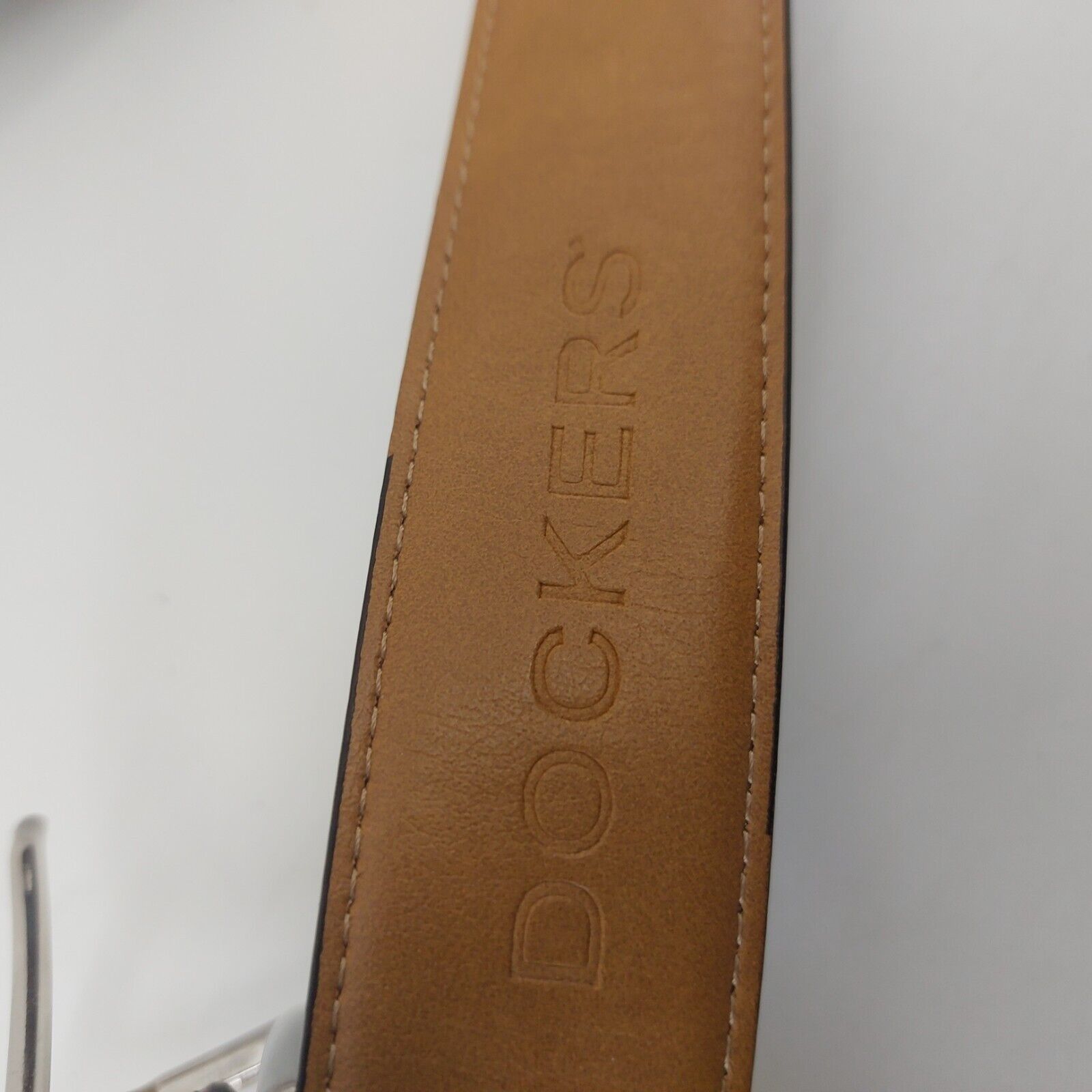 Dockers Dockers Brown Leather Belt Size 40/100 Leather Business Size 40 - 9 Thumbnail