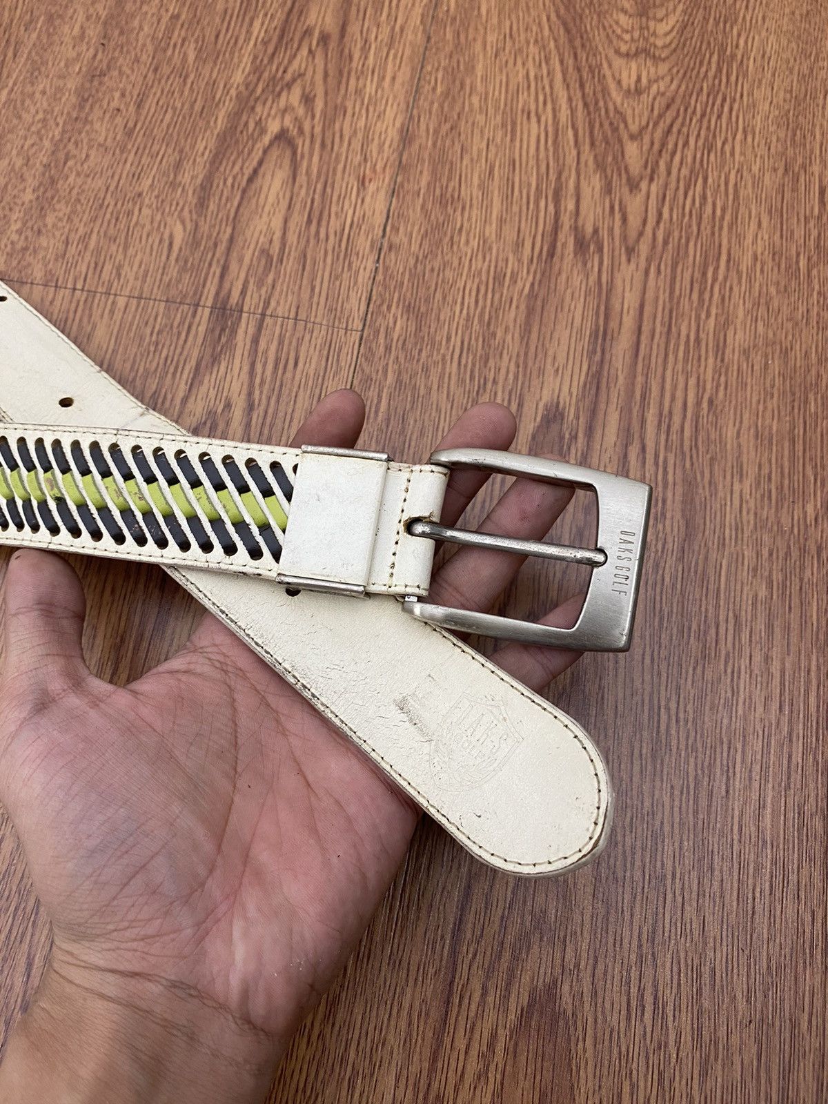 DAKS × Genuine Leather Daks golf leather belt Size ONE SIZE - 2 Thumbnail