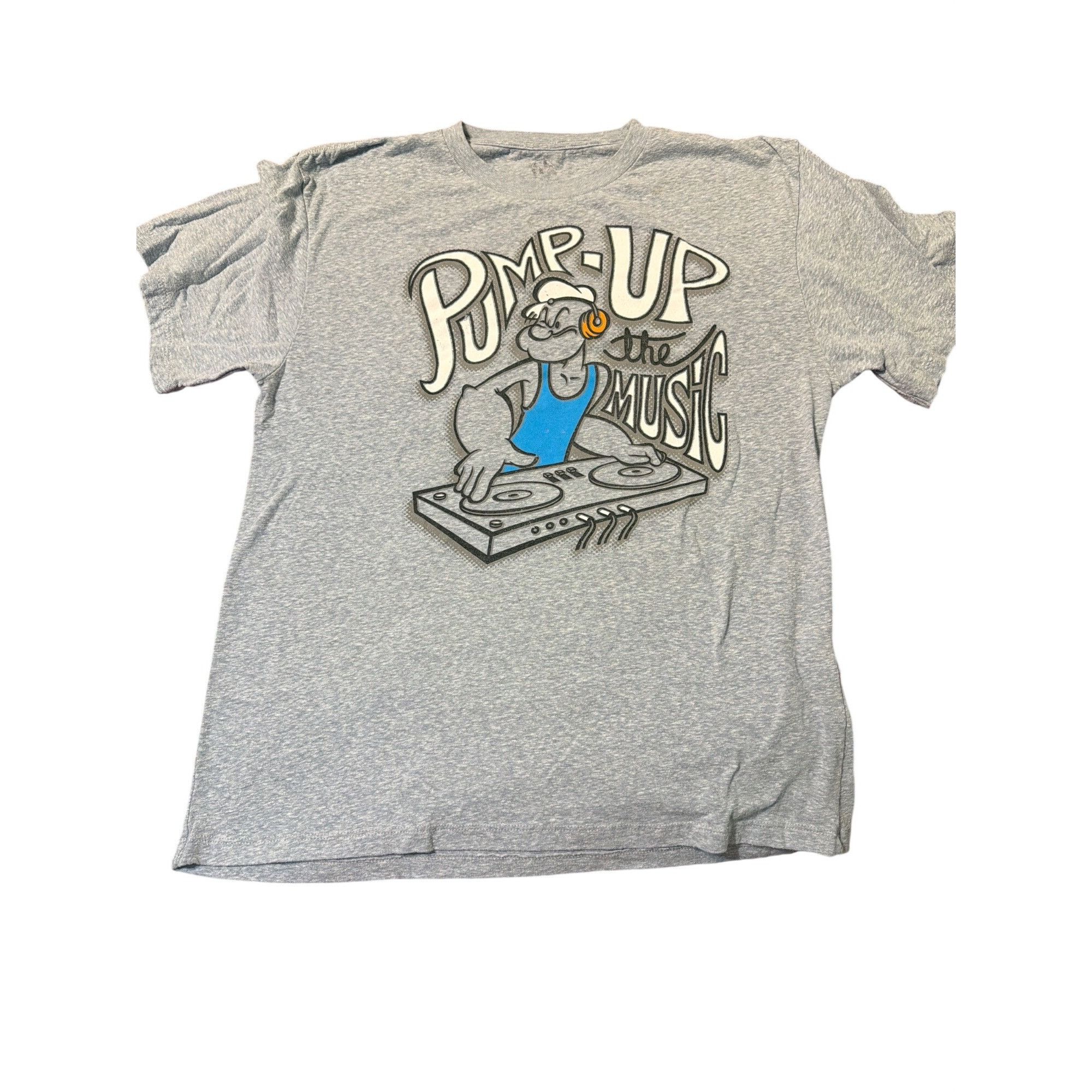 Other Popeye Pump Up The Music Graphic Gray Short Sleeve T Shirt C Size US M / EU 48-50 / 2 - 1 Thumbnail