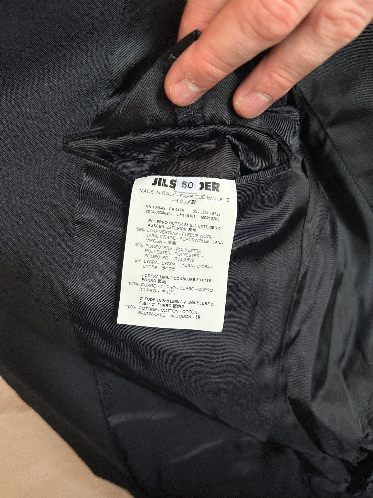 Jil Sander × Raf Simons Jil Sander green suit Size 50R - 4 Thumbnail