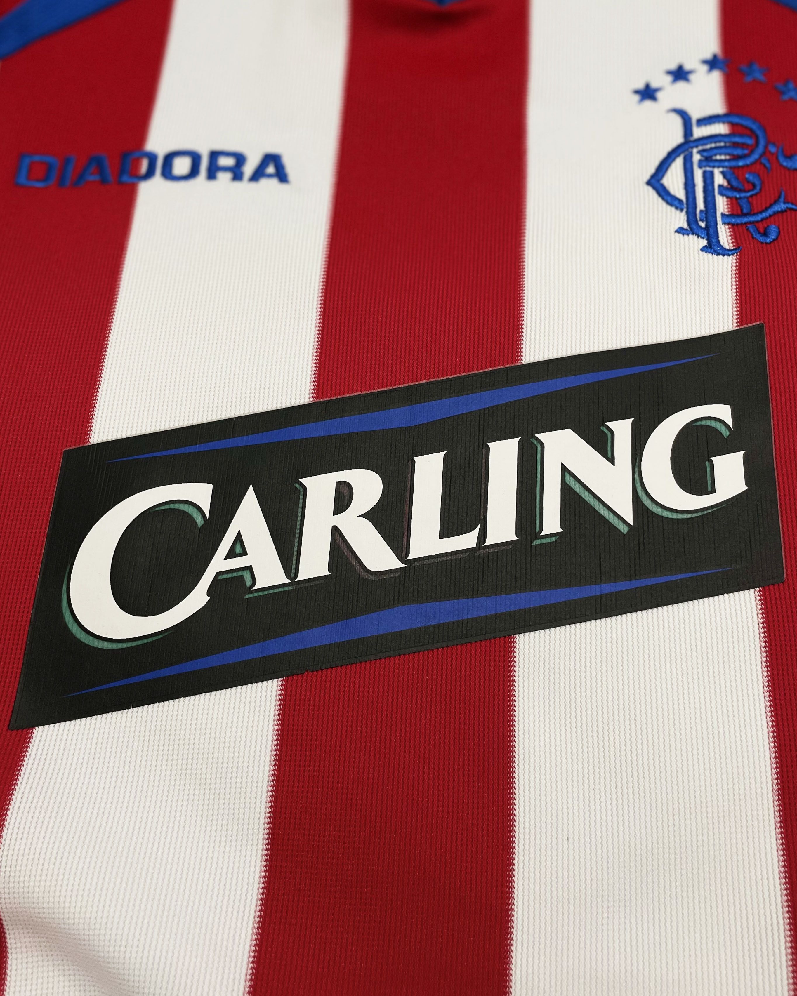 Diadora Rangers Away Kit 2003 2004 Size US XL / EU 56 / 4 - 6 Thumbnail