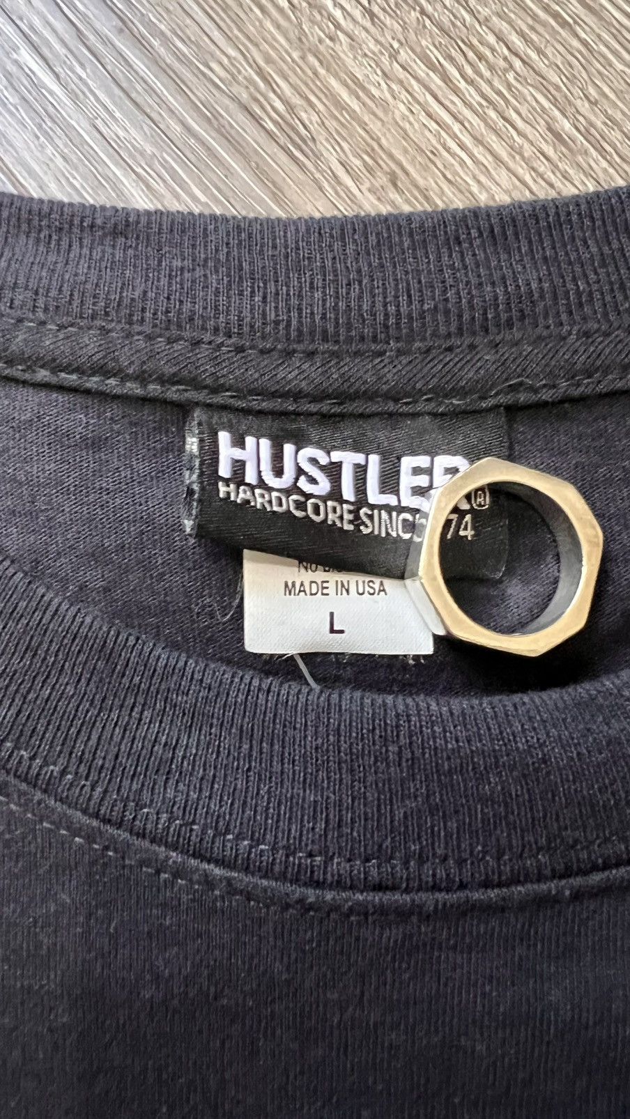 Other Vintage Hustler Magazine Shirt NWT “Sexual Chocolate” Large Size US L / EU 52-54 / 3 - 3 Thumbnail